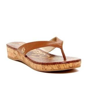 Sam Edelman Tanya Thong Low Wedge Sandals